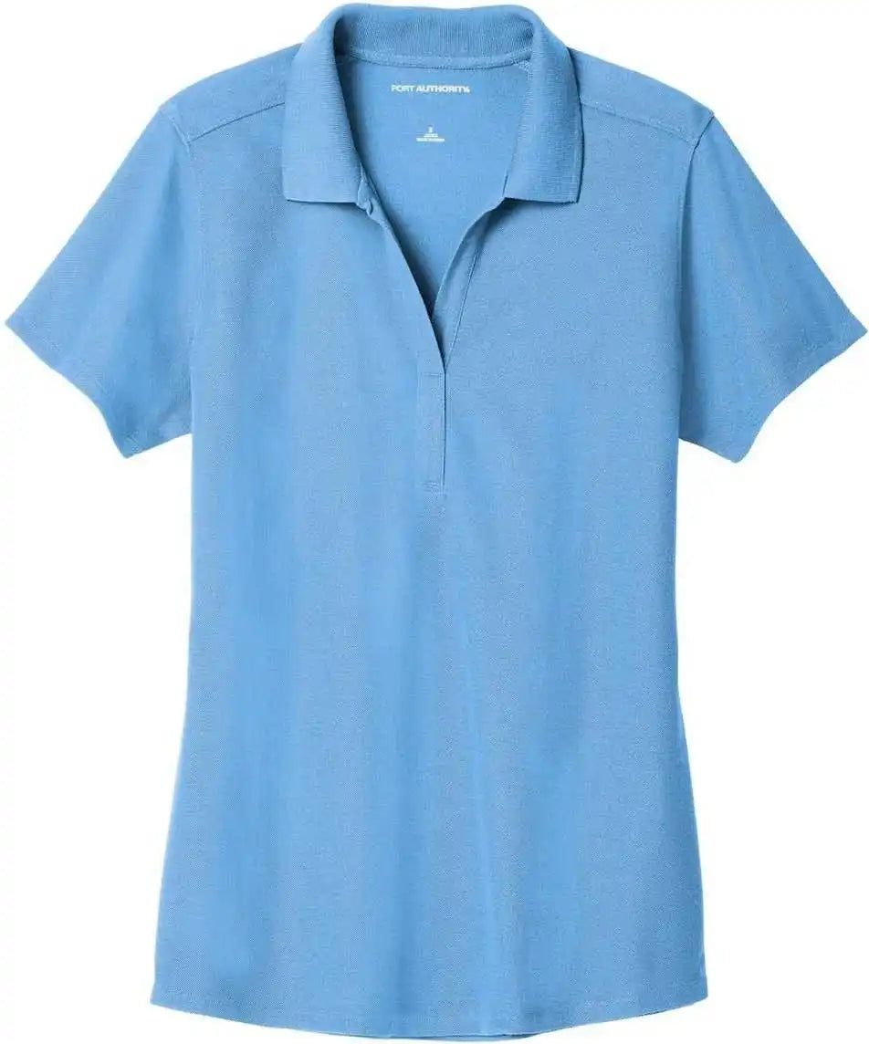 Port Authority Lk600 Ladies Ezperformance Pique Polo - Carolina Blue