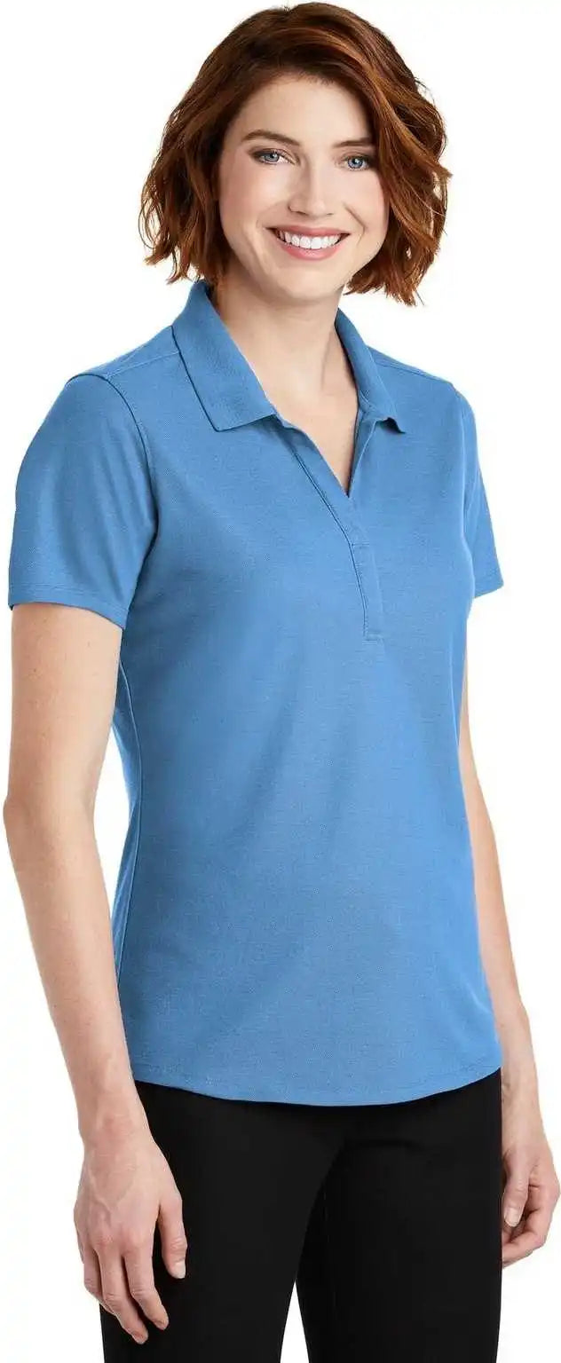 Port Authority Lk600 Ladies Ezperformance Pique Polo - Carolina Blue