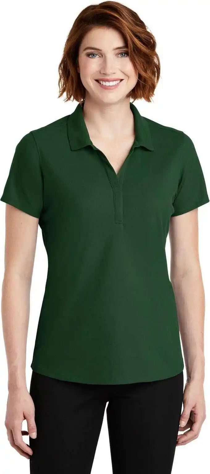 Port Authority Lk600 Ladies Ezperformance Pique Polo - Deep Forest Green