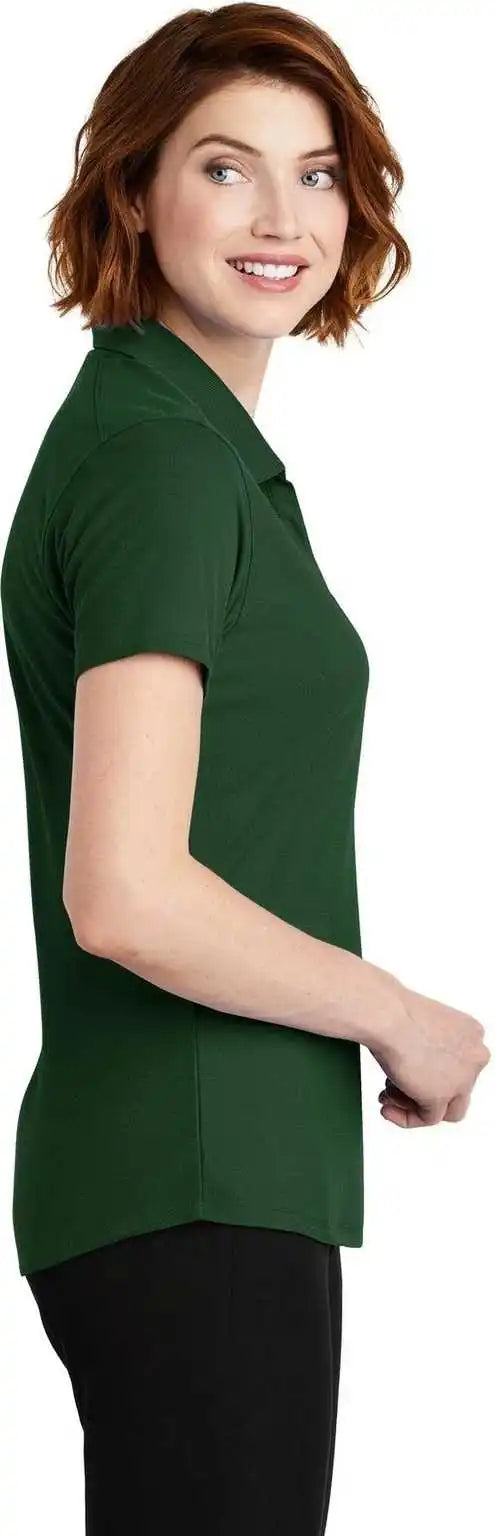 Port Authority Lk600 Ladies Ezperformance Pique Polo - Deep Forest Green