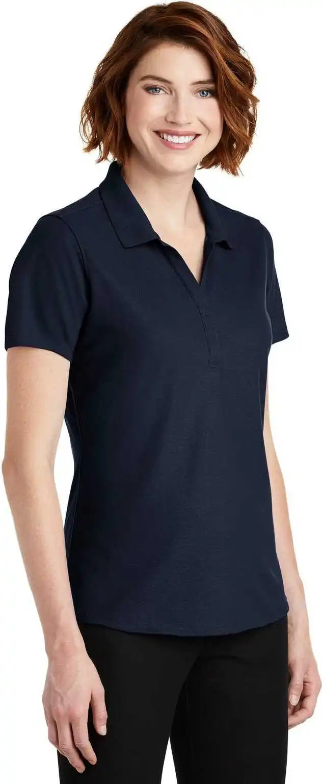 Port Authority Lk600 Ladies Ezperformance Pique Polo - Navy