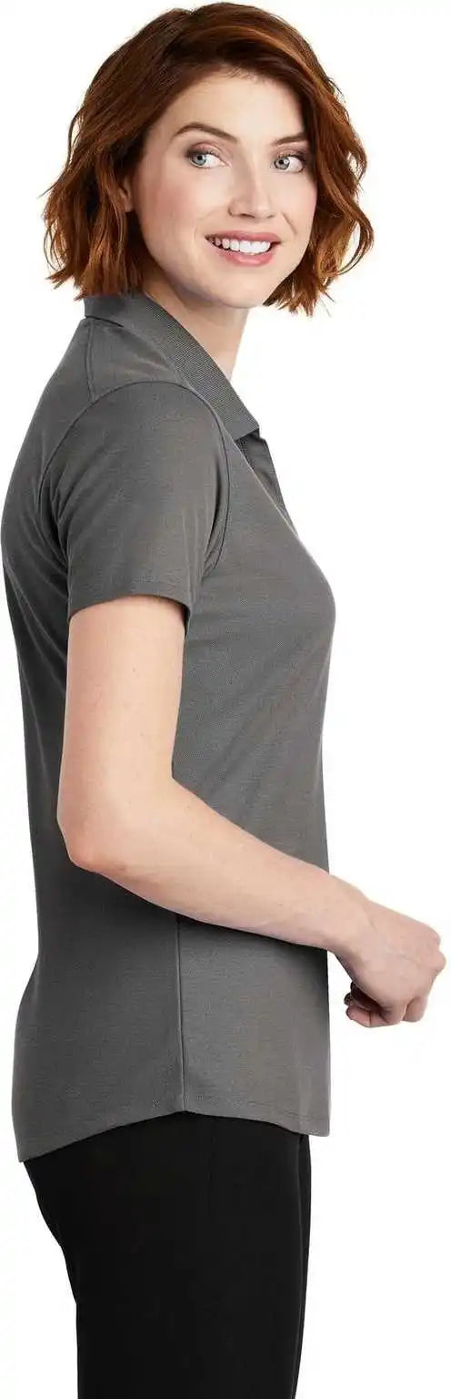 Port Authority Lk600 Ladies Ezperformance Pique Polo Sterling Gray