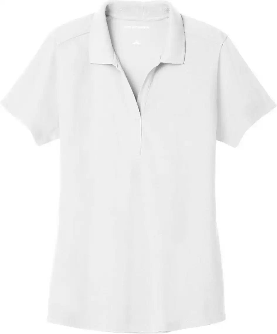 Port Authority Lk600 Ladies Ezperformance Pique Polo White