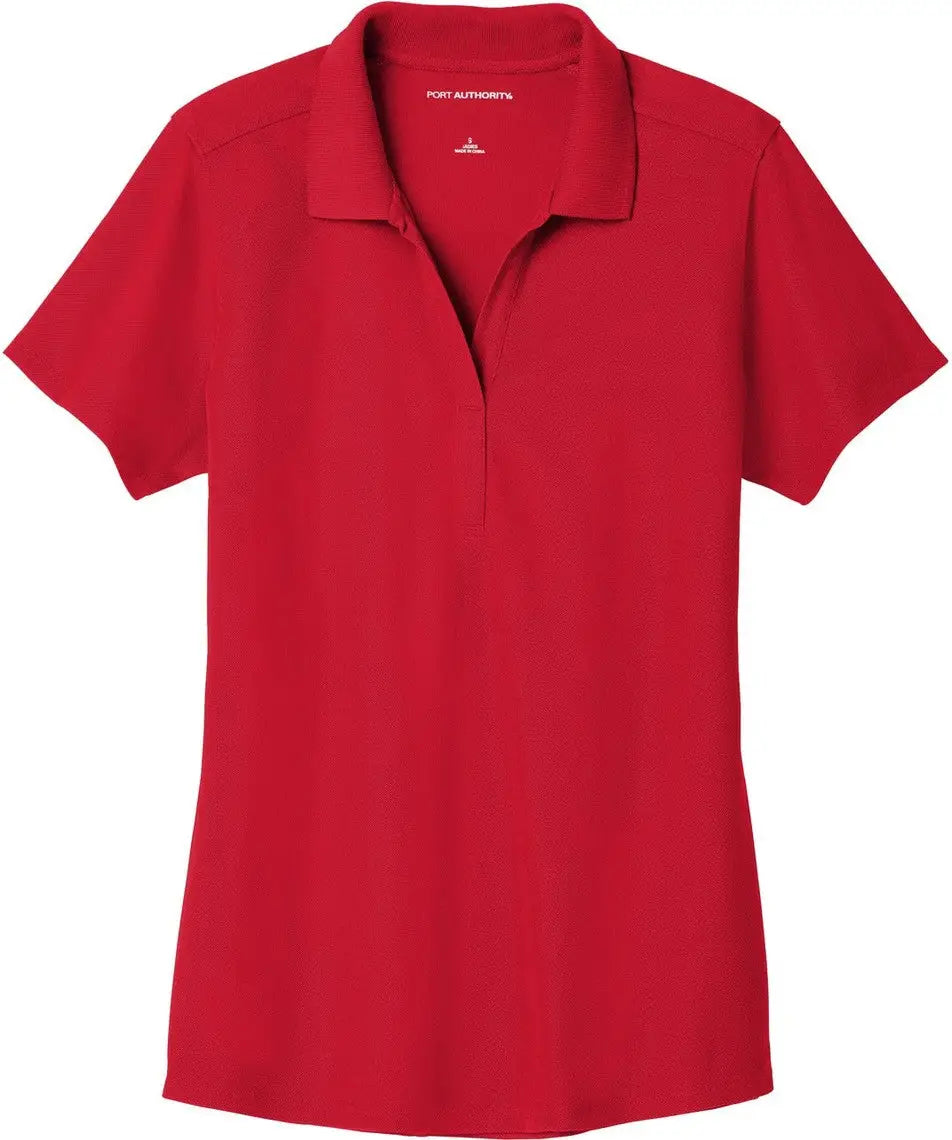 Port Authority Lk600 Women’s Ezperformance Pique Polo - Apple Red