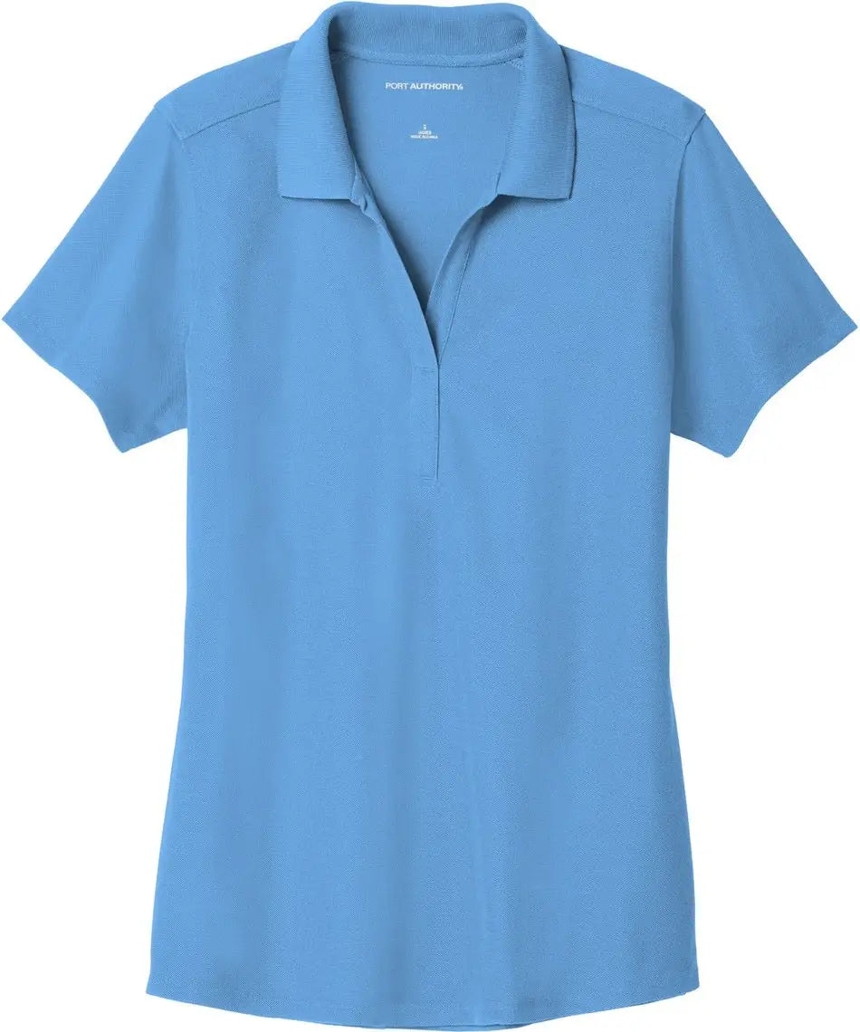 Port Authority Lk600 Women’s Ezperformance Pique Polo - Carolina Blue