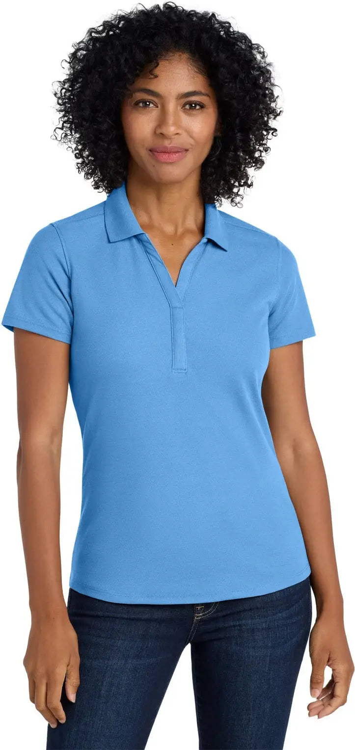 Port Authority Lk600 Women’s Ezperformance Pique Polo - Carolina Blue - Ladies Xs