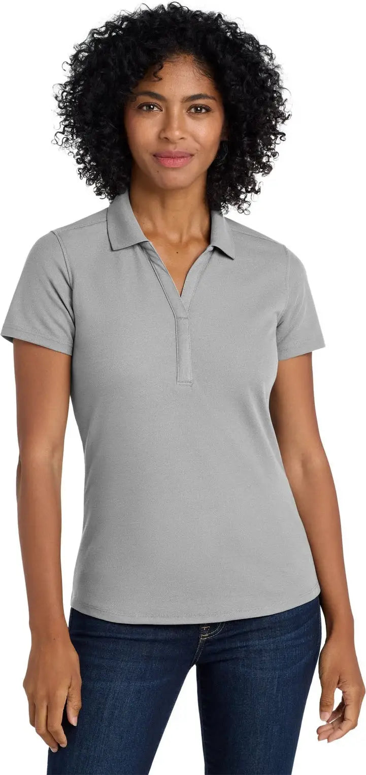 Port Authority Lk600 Women’s Ezperformance Pique Polo - Gusty Gray - Ladies Xs