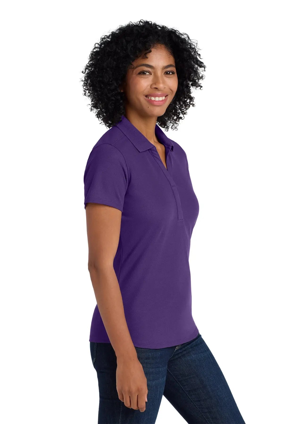 Port Authority Lk600 Women’s Ezperformance Pique Polo - Majestic Purple