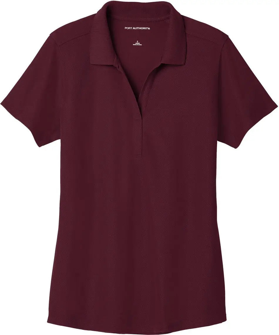 Port Authority Lk600 Women’s Ezperformance Pique Polo - Maroon