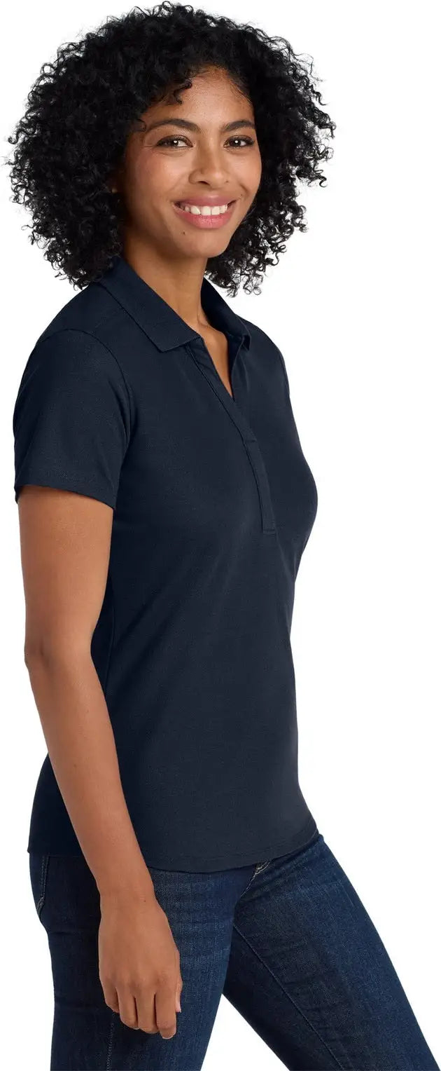 Port Authority Lk600 Women’s Ezperformance Pique Polo - Navy
