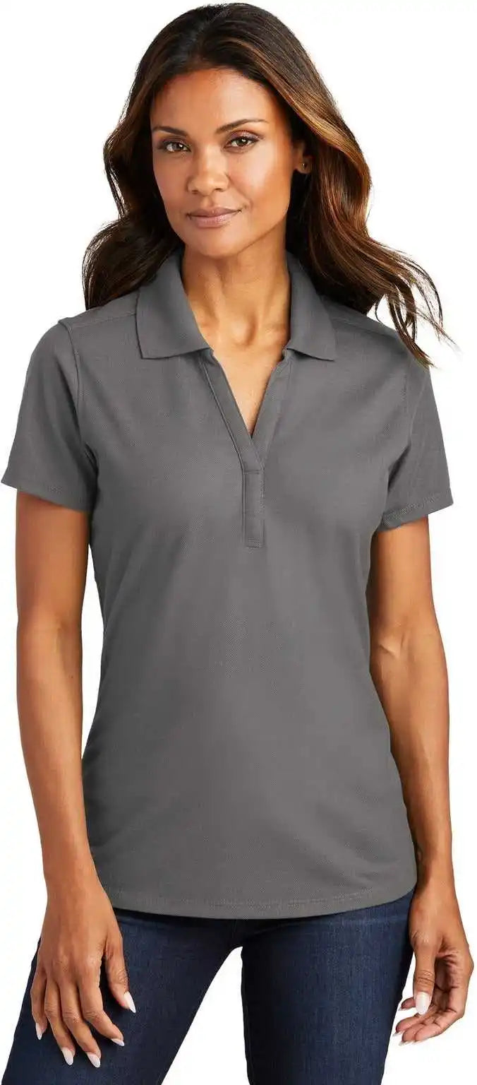 Port Authority Lk600 Women’s Ezperformance Pique Polo - Sterling Grey
