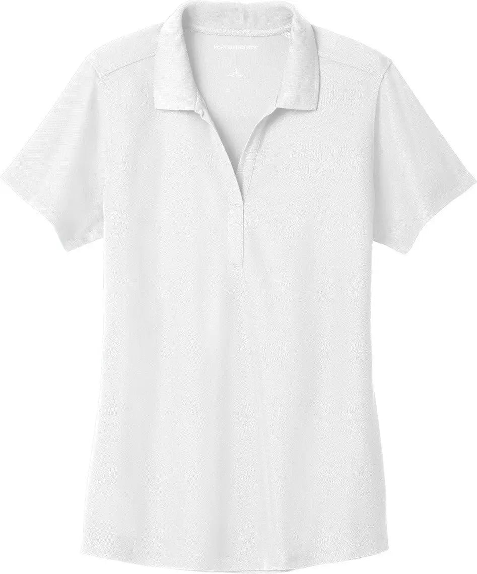 Port Authority Lk600 Women’s Ezperformance Pique Polo - White