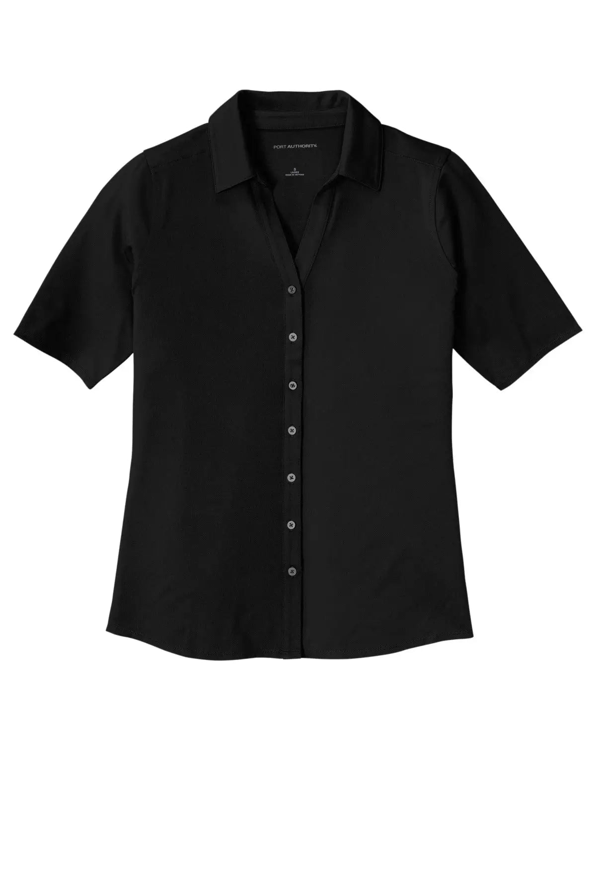 Port Authority Lk682 Women’s City Stretch Top - Black