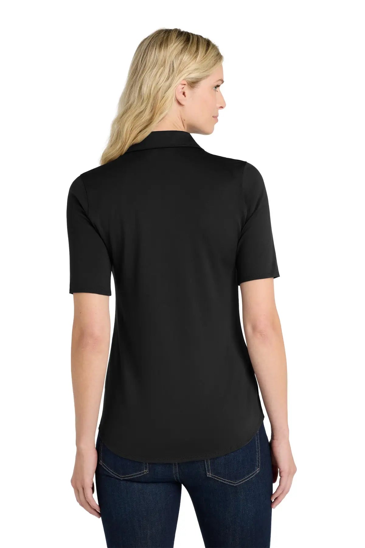 Port Authority Lk682 Women’s City Stretch Top - Black