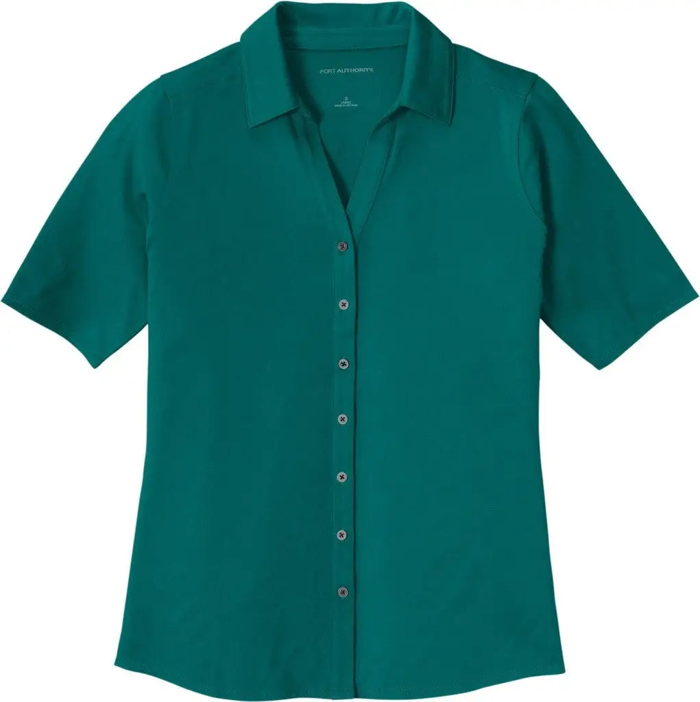 Port Authority Lk682 Women’s City Stretch Top - Dark Teal