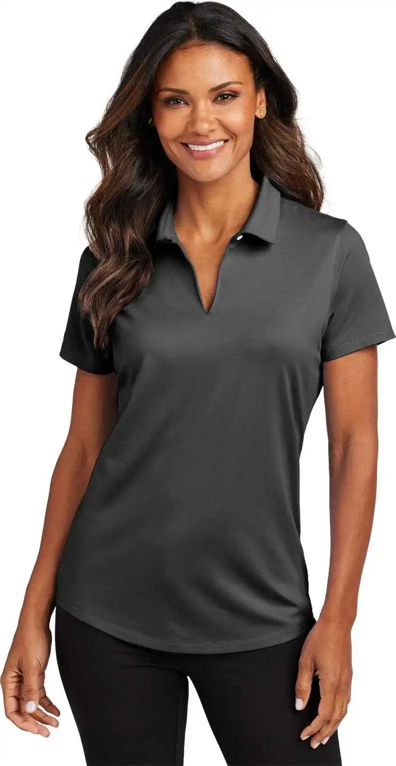 Port Authority Lk683 Ladies City Stretch Polo Graphite