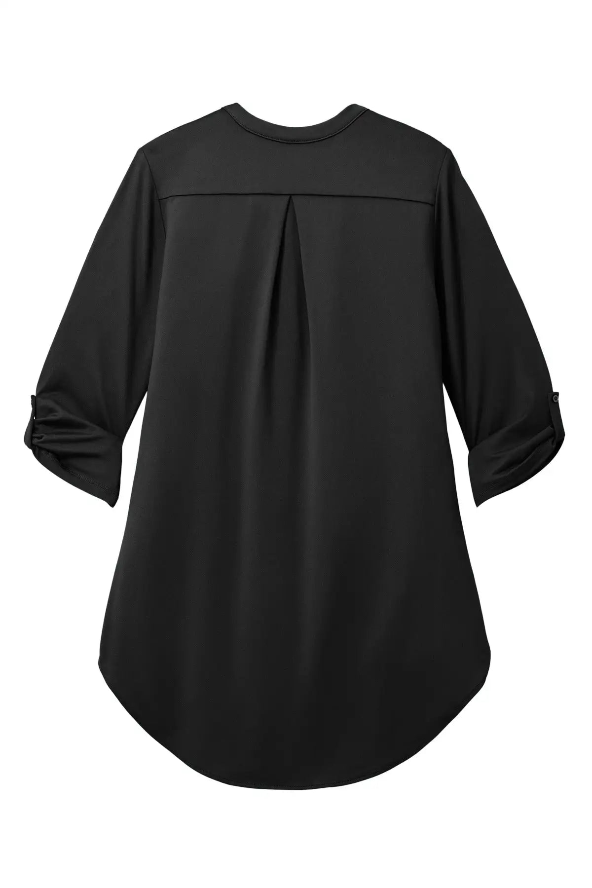 Port Authority Lk6840 Women’s City Stretch 3/4-sleeve Tunic - Black