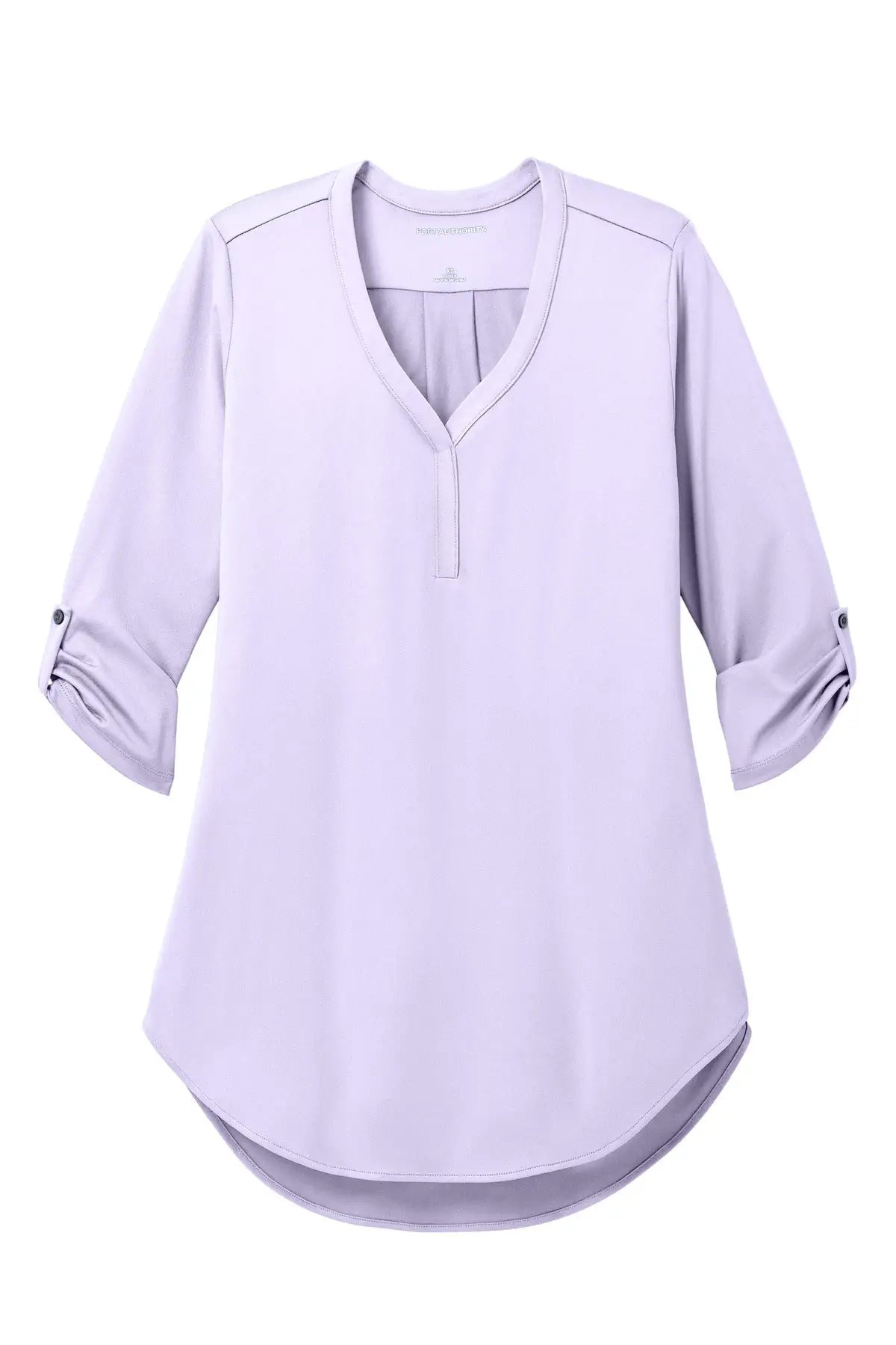 Port Authority Lk6840 Women’s City Stretch 3/4-sleeve Tunic - Bright Lavender