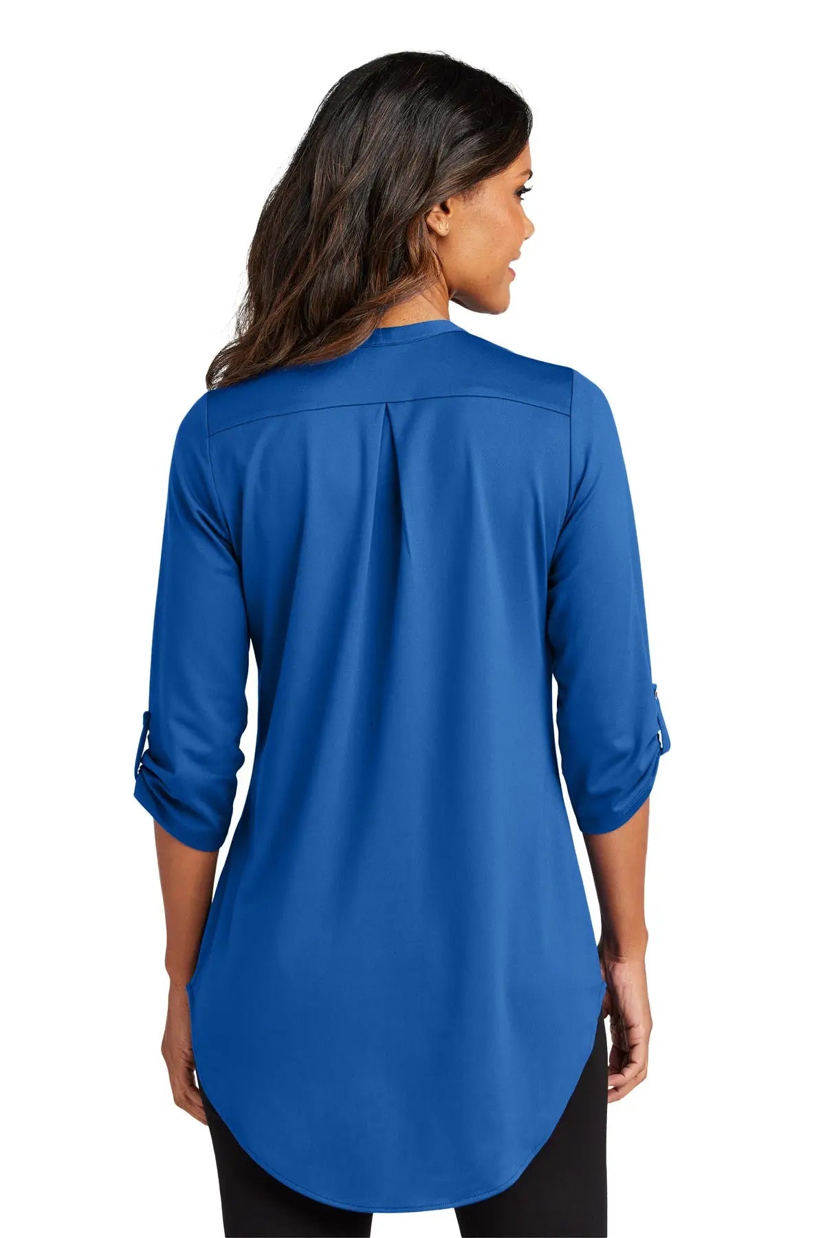 Port Authority Lk6840 Women’s City Stretch 3/4-sleeve Tunic - True Blue