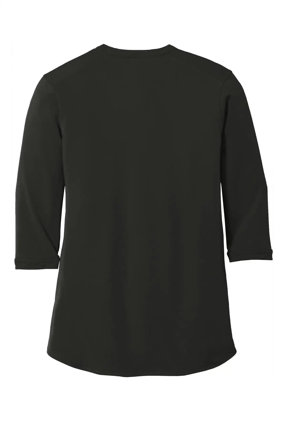 Port Authority Lk750 Women’s Uv Choice Pique Henley - Black