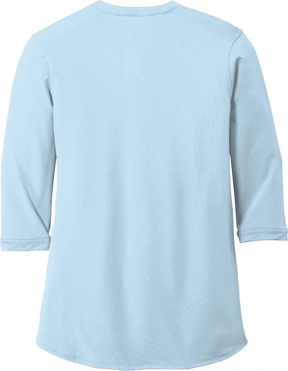 Port Authority Lk750 Women’s Uv Choice Pique Henley - Cloud Blue - Ladies Xs