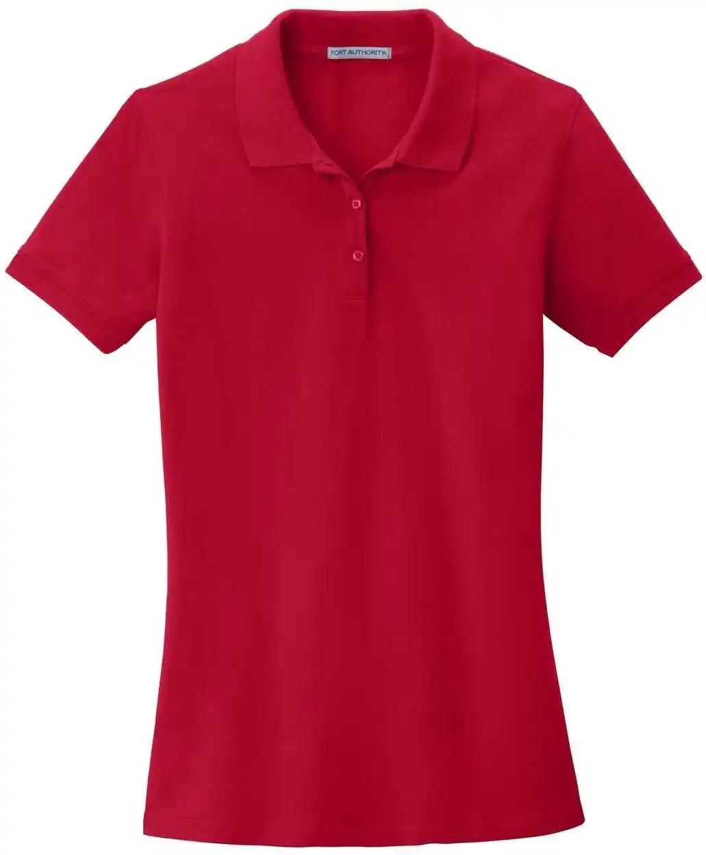 Port Authority Lk8000 Ladies Ezcotton Polo Apple Red