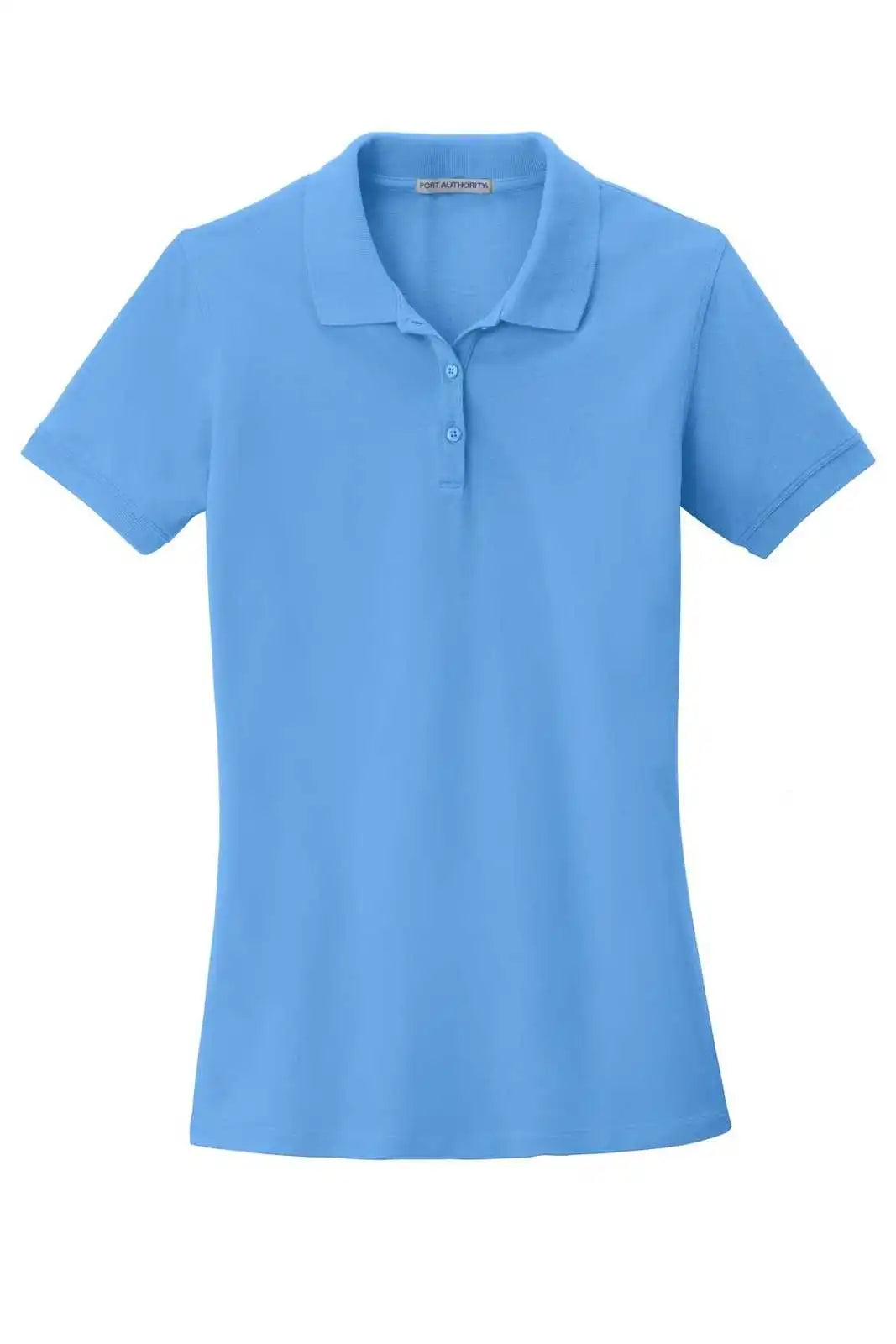 Port Authority Lk8000 Ladies Ezcotton Polo - Azure Blue