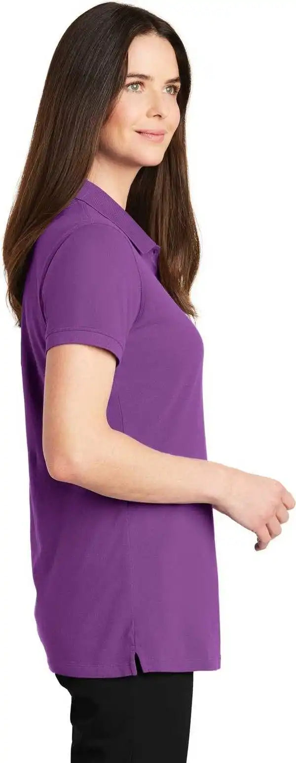 Port Authority Lk8000 Ladies Ezcotton Polo Bright Violet
