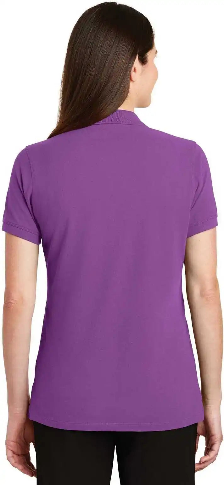 Port Authority Lk8000 Ladies Ezcotton Polo Bright Violet