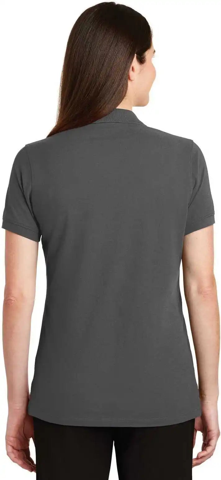 Port Authority Lk8000 Ladies Ezcotton Polo Sterling Gray