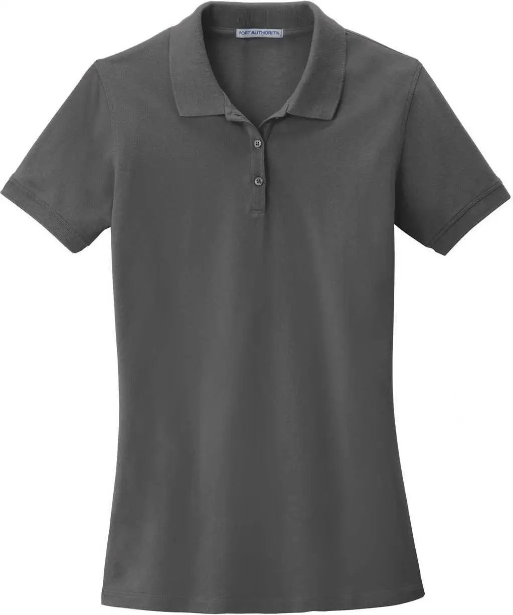 Port Authority Lk8000 Ladies Ezcotton Polo - Sterling Gray