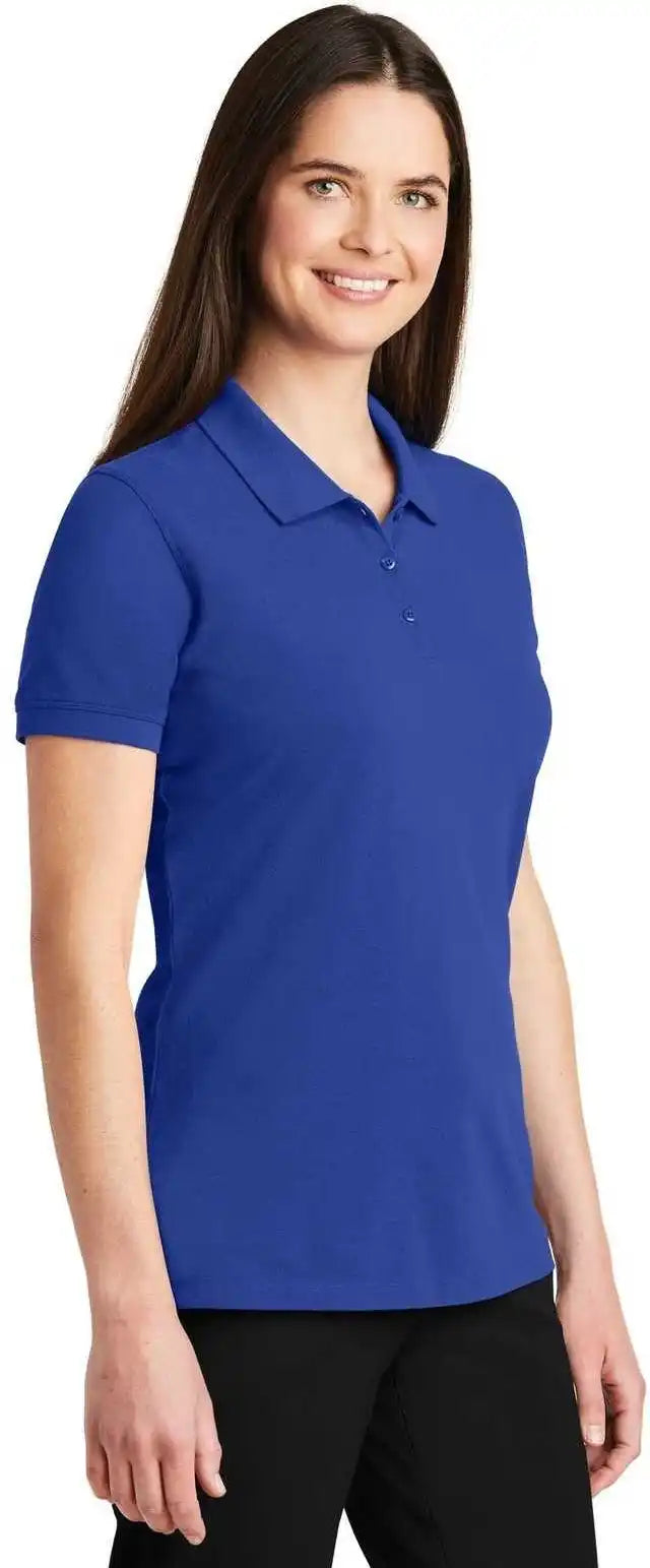 Port Authority Lk8000 Ladies Ezcotton Polo True Royal