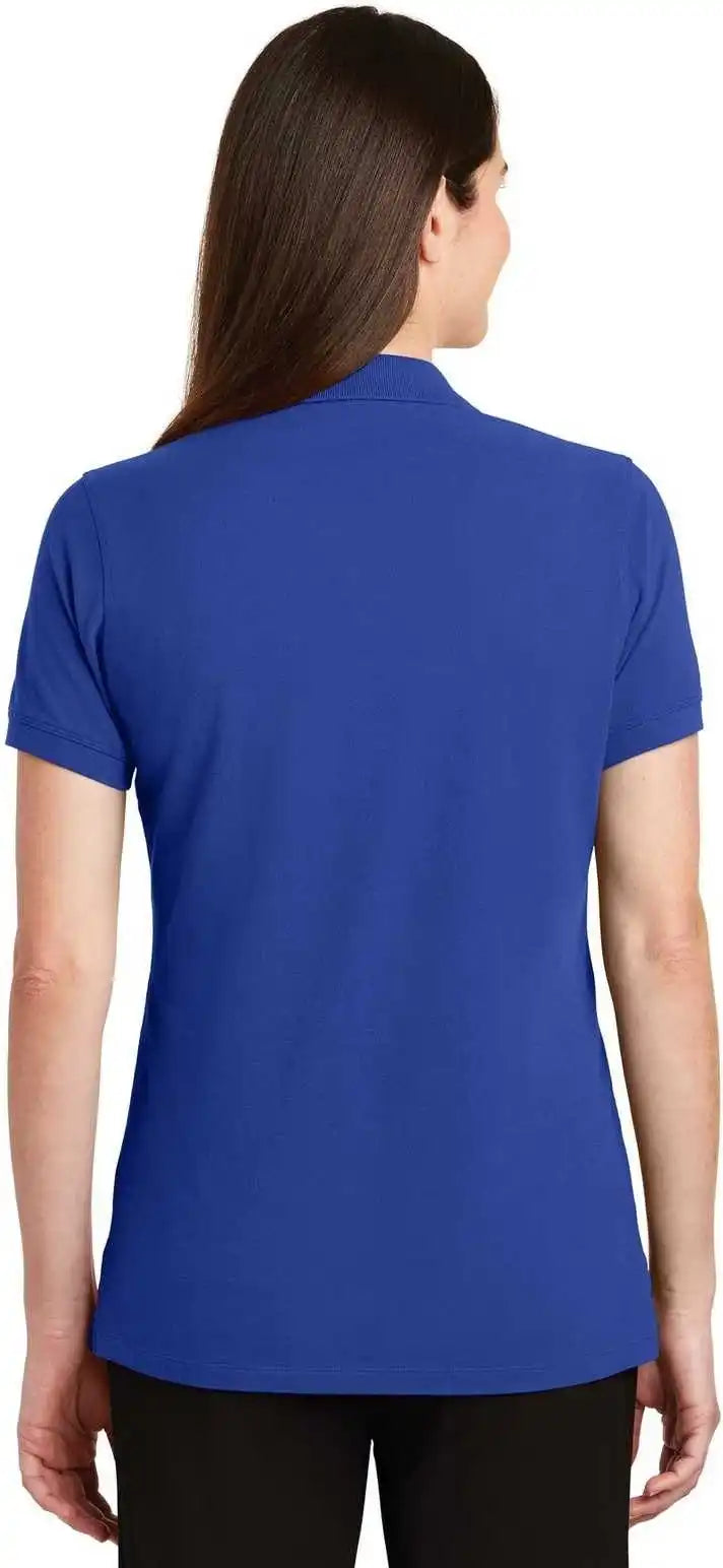 Port Authority Lk8000 Ladies Ezcotton Polo True Royal