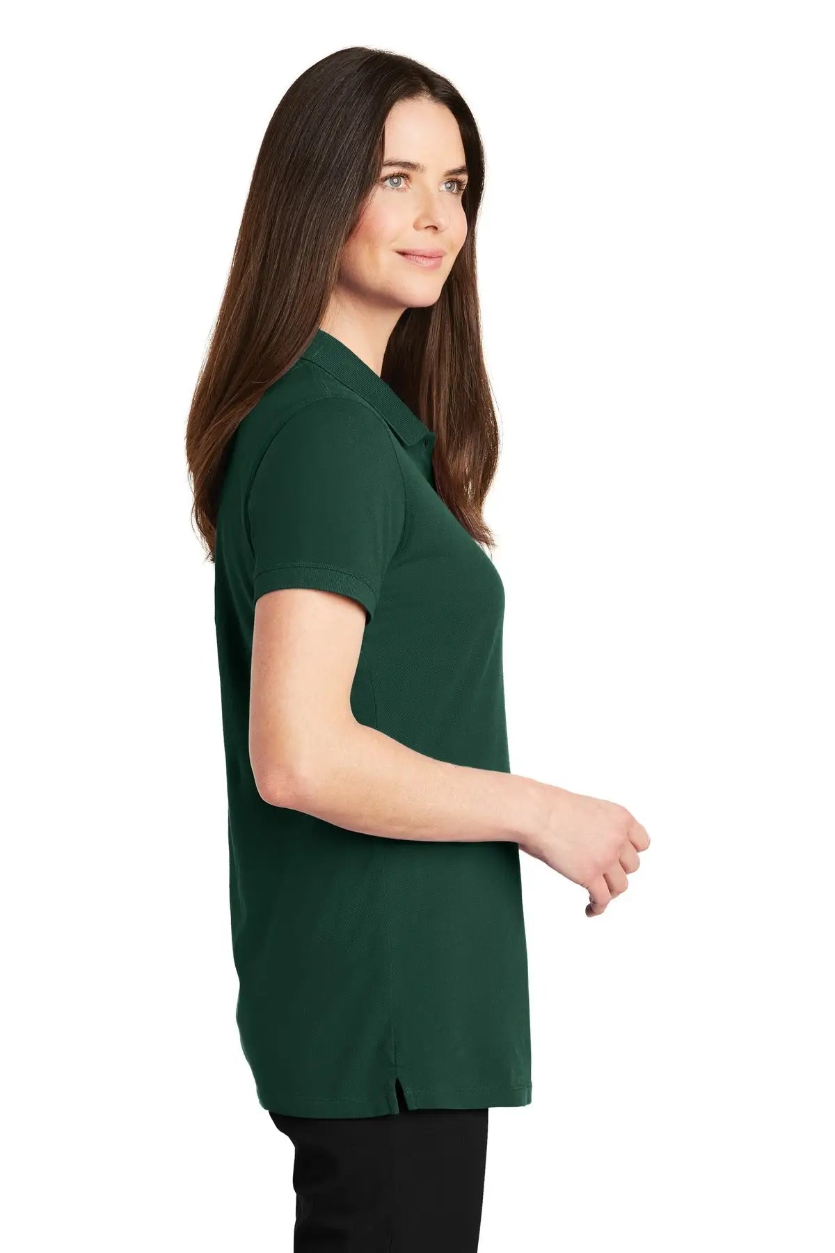 Port Authority Lk8000 Women’s Ezcotton Polo - Green Glen