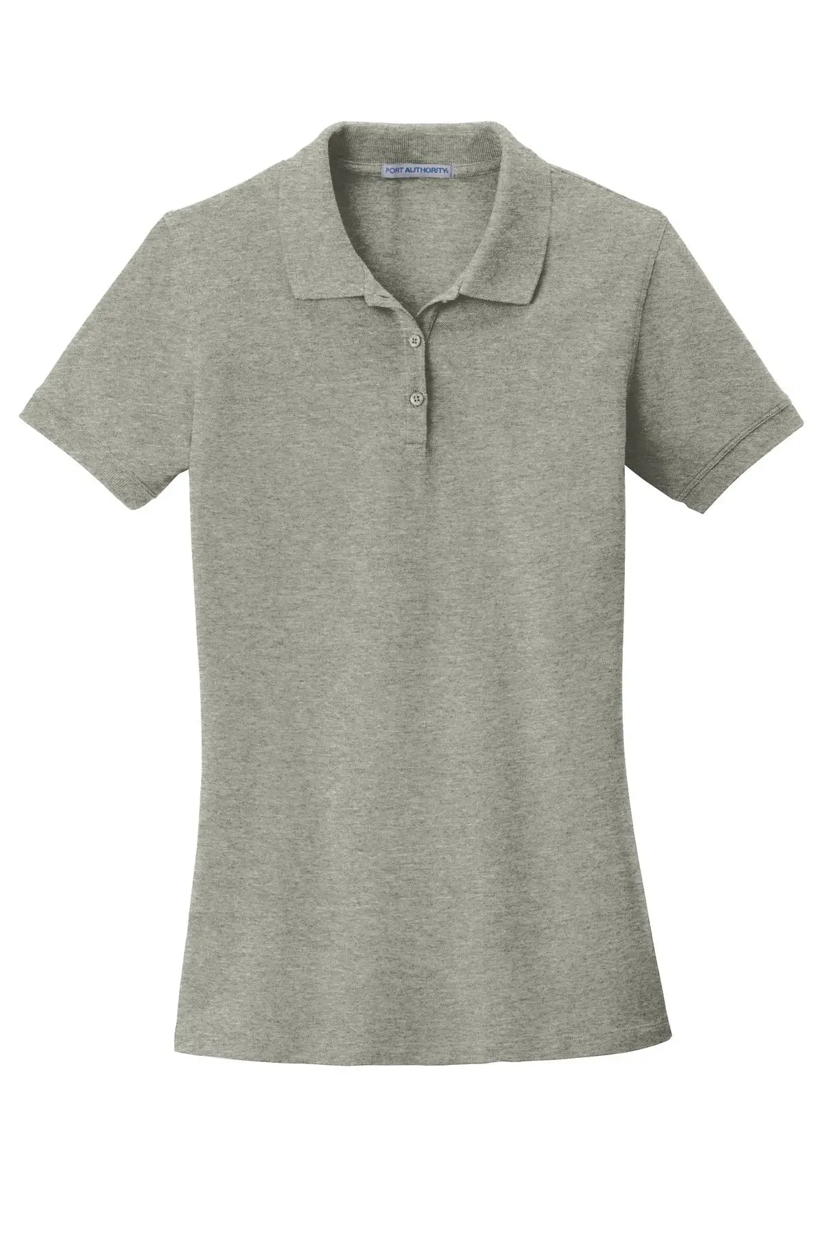 Port Authority Lk8000 Women’s Ezcotton Polo - Oxford Heather