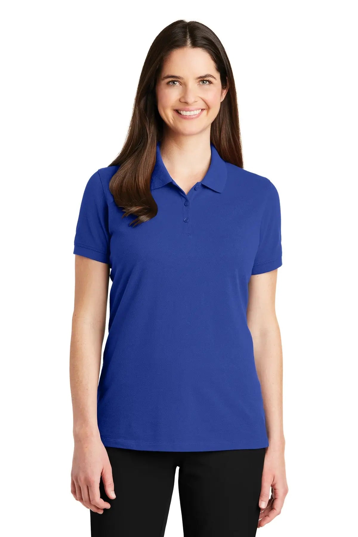 Port Authority Lk8000 Women’s Ezcotton Polo - True Royal