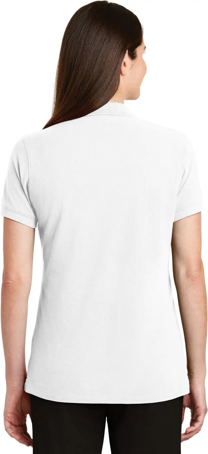 Port Authority Lk8000 Women’s Ezcotton Polo - White