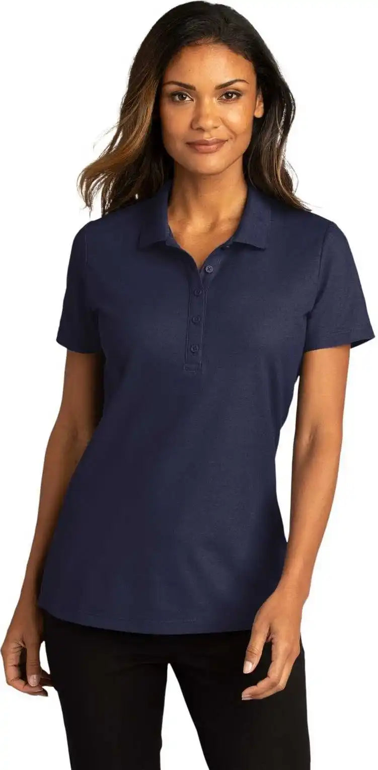 Port Authority Lk810 Ladies Superpro React Polo True Navy