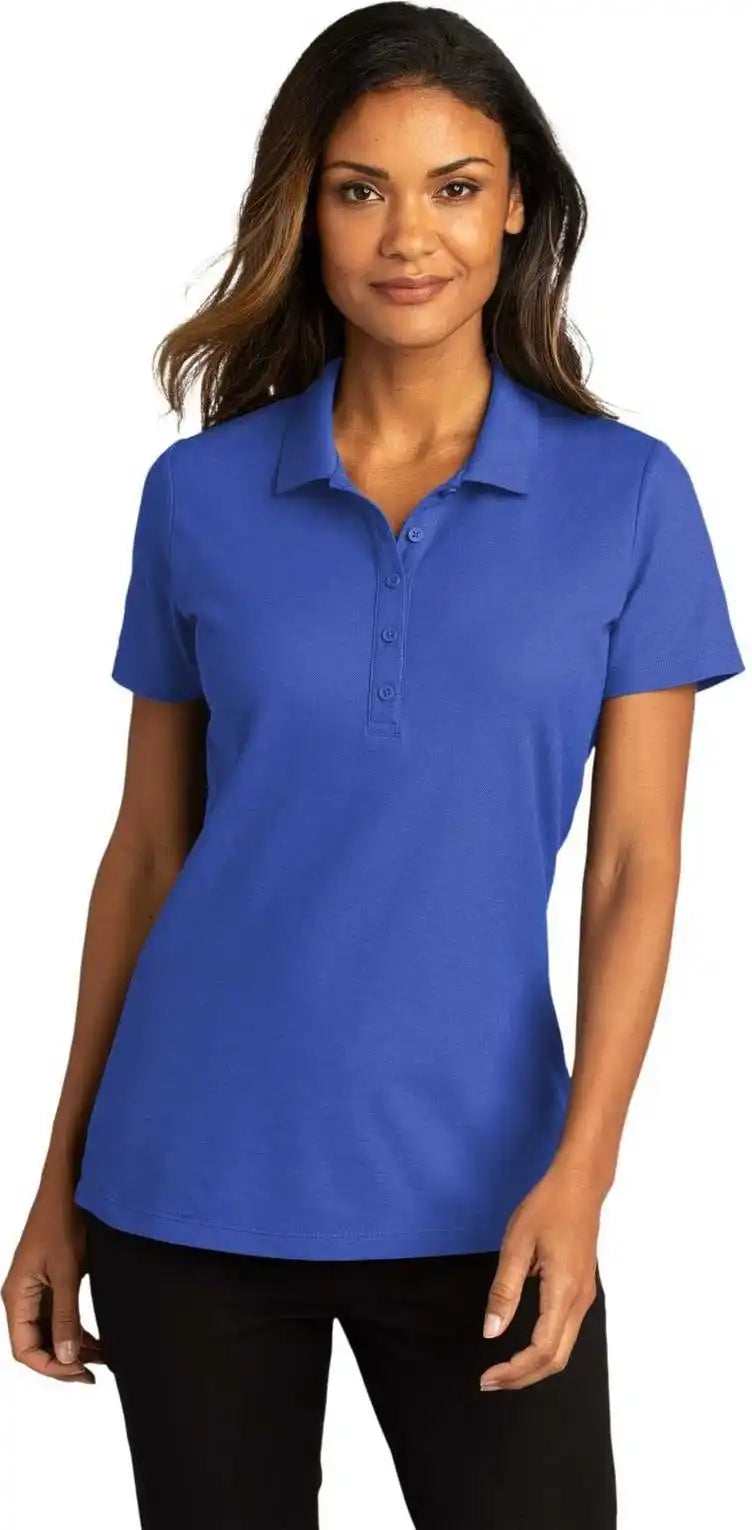 Port Authority Lk810 Ladies Superpro React Polo True Royal