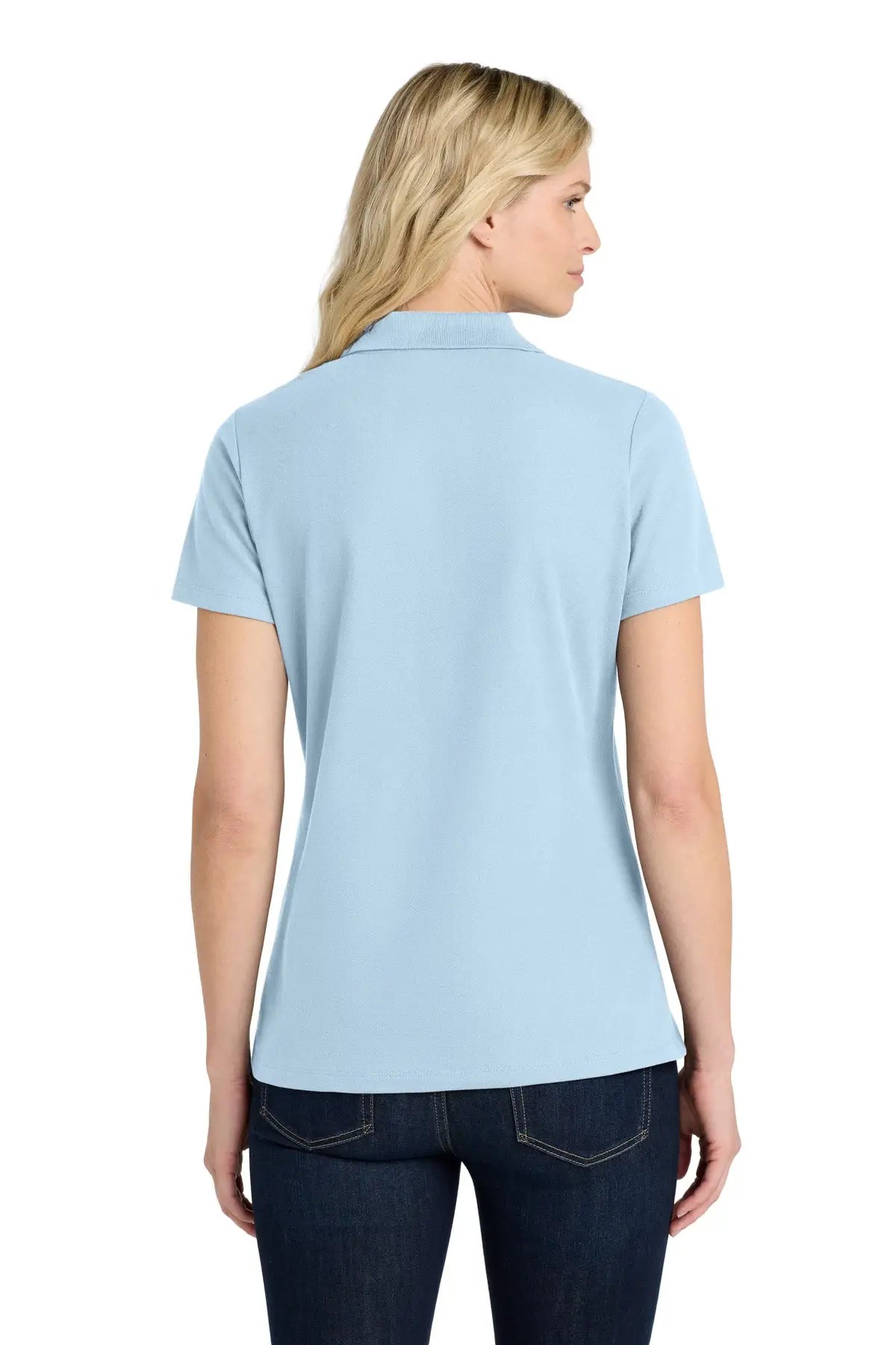 Port Authority Lk810 Women’s Superpro React Polo - Cloud Blue