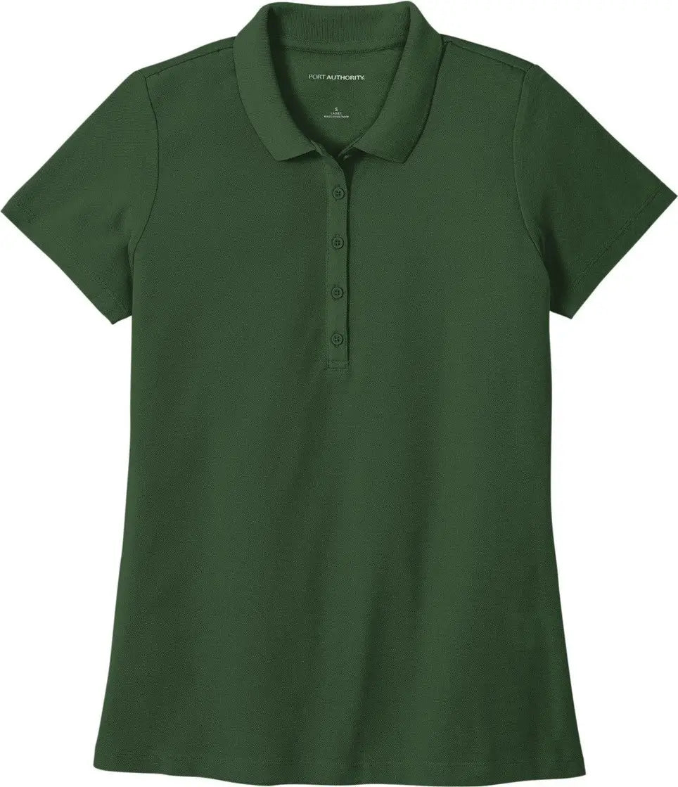Port Authority Lk810 Women’s Superpro React Polo - Dark Green