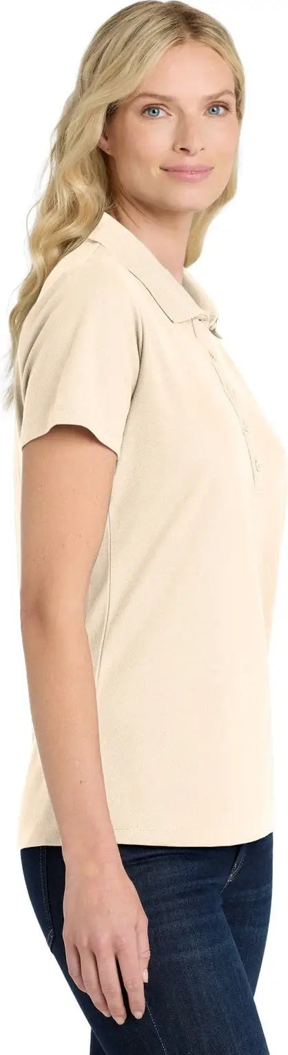 Port Authority Lk810 Women’s Superpro React Polo - Ecru