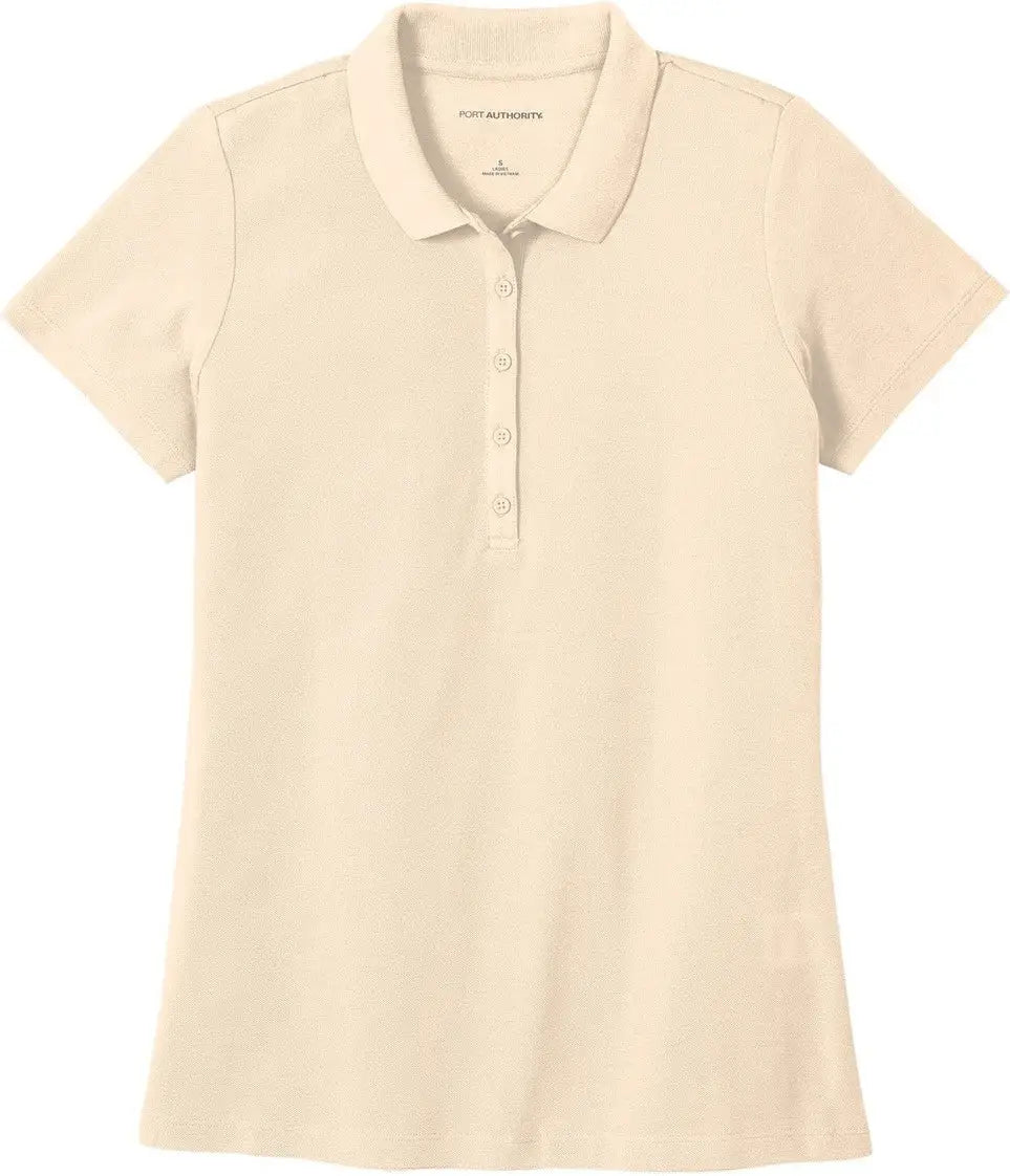 Port Authority Lk810 Women’s Superpro React Polo - Ecru