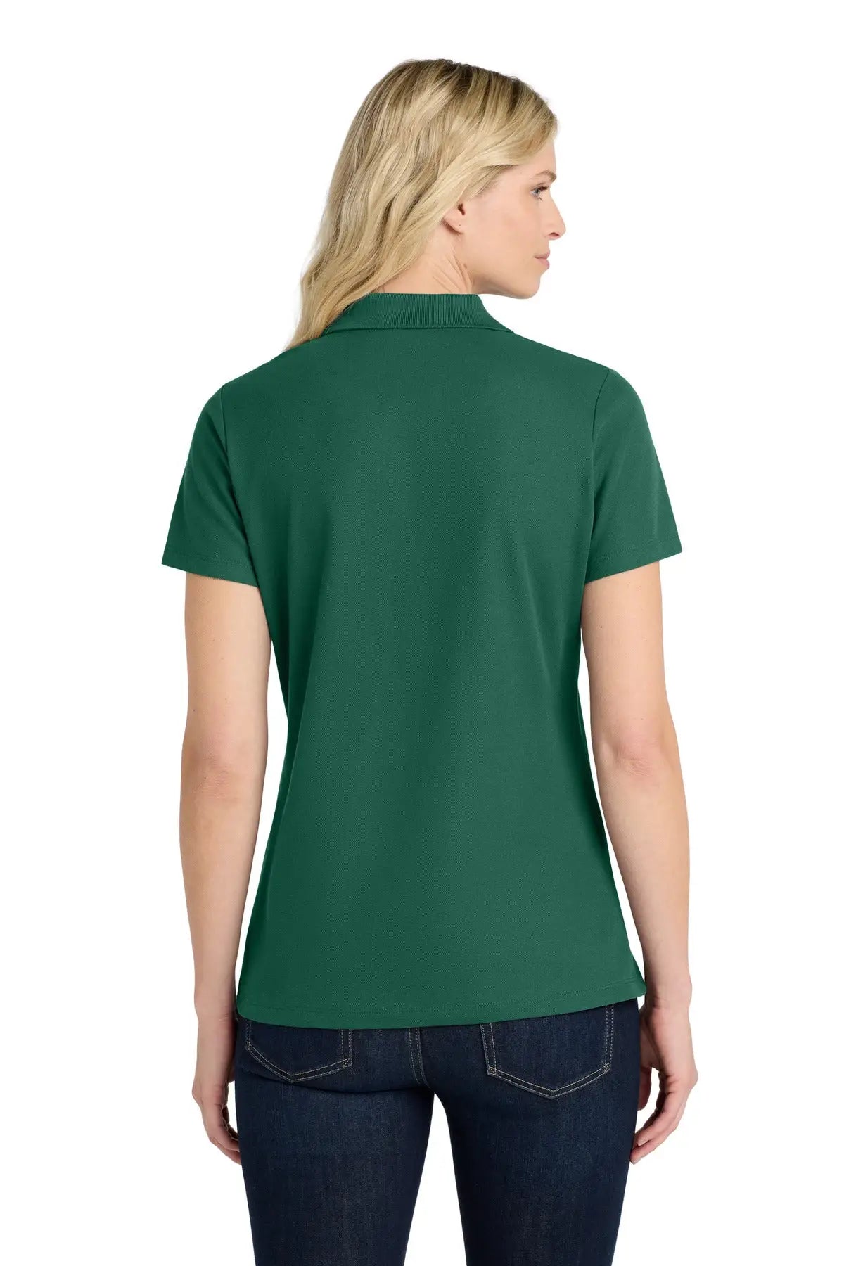 Port Authority Lk810 Women’s Superpro React Polo - Marine Green