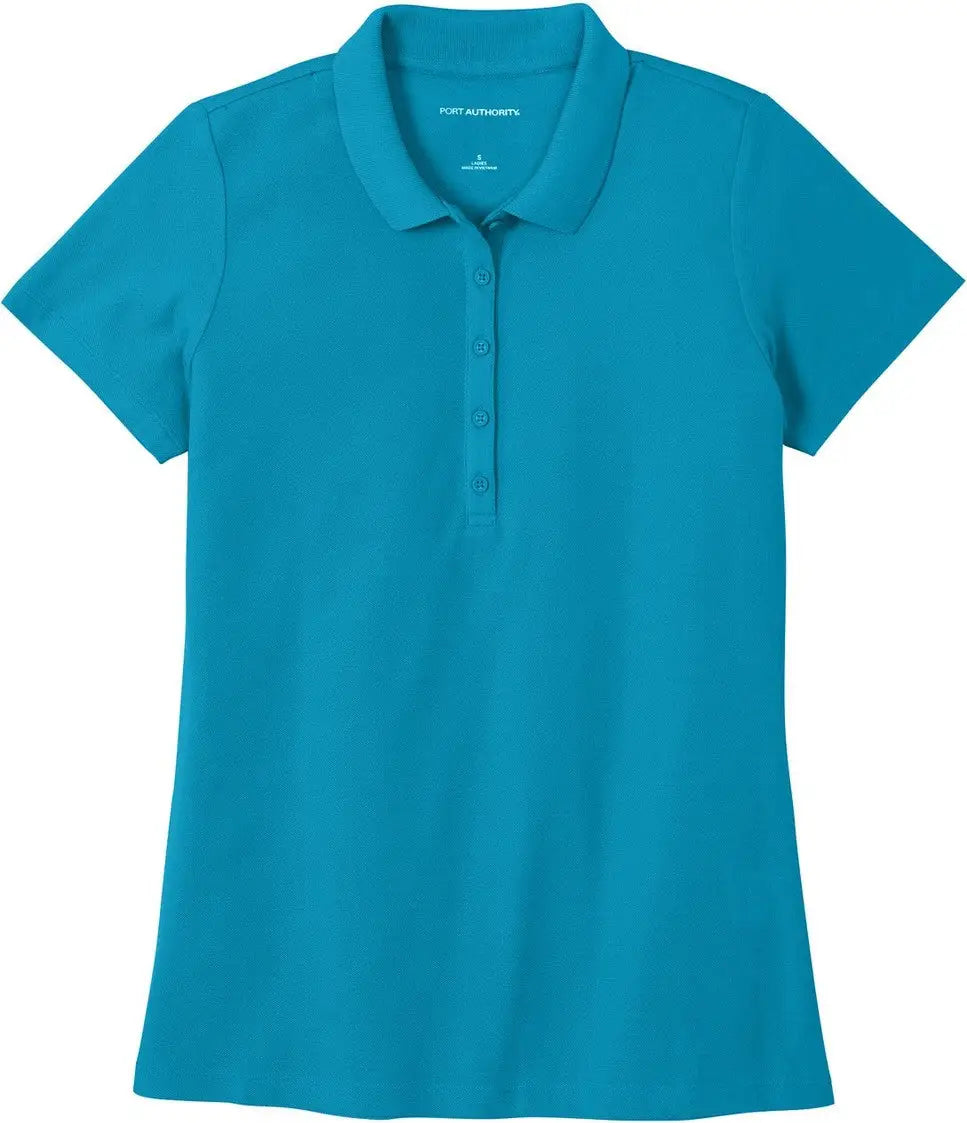 Port Authority Lk810 Women’s Superpro React Polo - Parcel Blue
