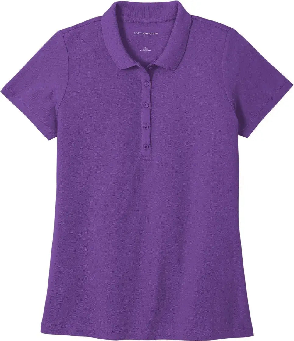 Port Authority Lk810 Women’s Superpro React Polo - Purple