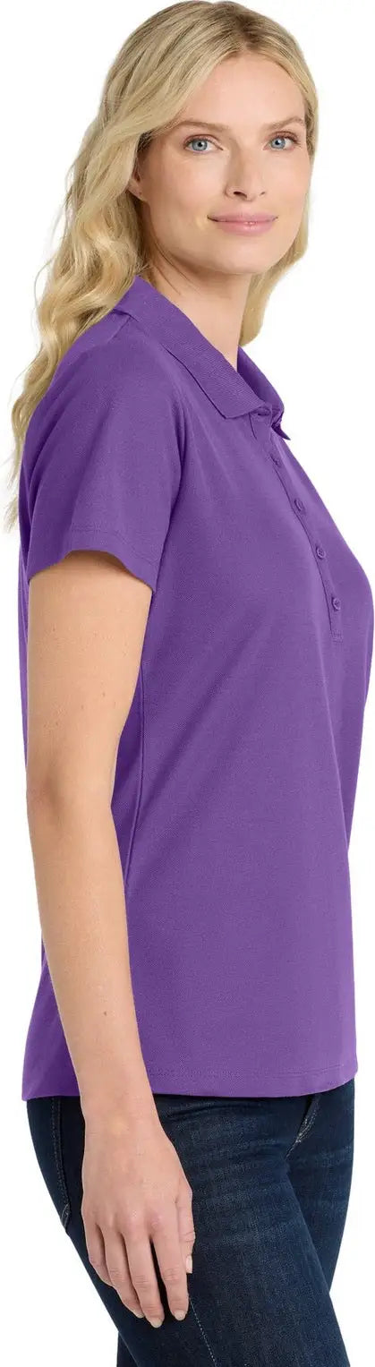 Port Authority Lk810 Women’s Superpro React Polo - Purple