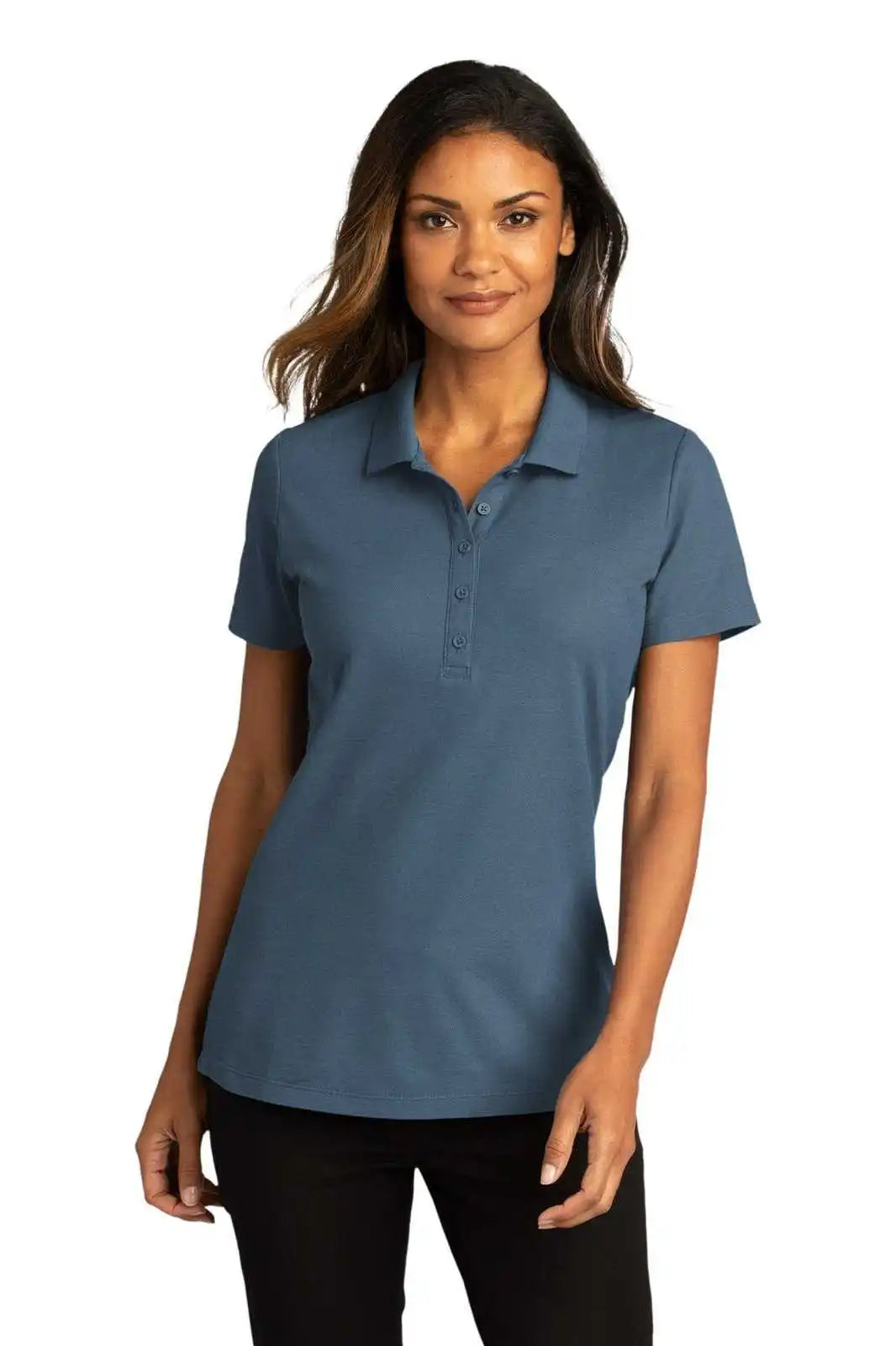 Port Authority Lk810 Women’s Superpro React Polo - Regatta Blue