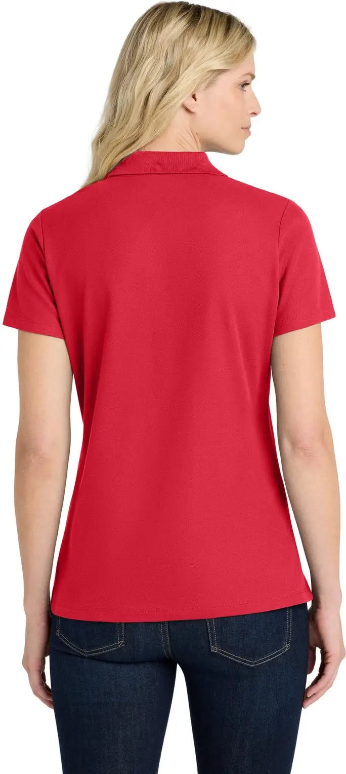 Port Authority Lk810 Women’s Superpro React Polo - Rich Red