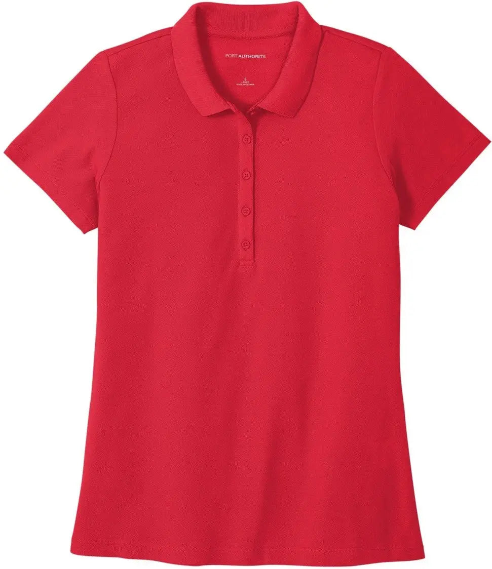 Port Authority Lk810 Women’s Superpro React Polo - Rich Red